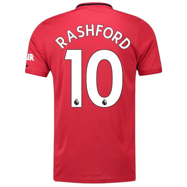 Camiseta Manchester United NO.10 Rashford Replica Primera Ropa 2019/20 Rojo